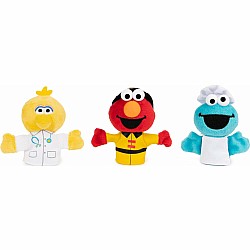 Sesame Street People In Your Neighborhood Finger Puppets Set of 3, 3 In