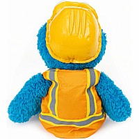 Sesame Street Construction Worker Cookie Monster, 13 In