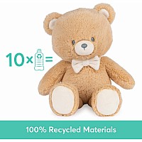 Gund 100% Recycled Teddy Bear, Brown, 13 In