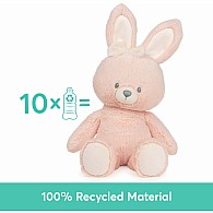 Gund 100% Recycled Bunny, Pink, 13 In