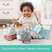 Safari Friends Zebra With Chime, 7 In