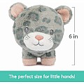 Safari Friends Leopard With Chime, 7 In