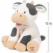 Animated Buttermilk The Cow, 12 In