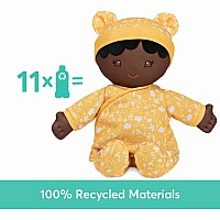 Camellia 100% Recycled Baby Doll (Yellow), 12 In