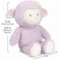 Gund 100% Recycled Lamb, Lilac, 13 In