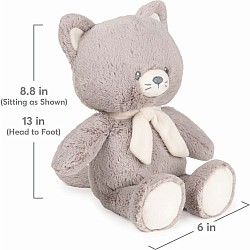 Gund 100% Recycled Kitten, Gray