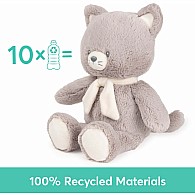 Gund 100% Recycled Kitten, Gray, 13 In