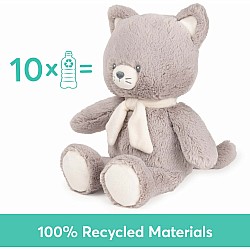 Gund 100% Recycled Kitten, Gray