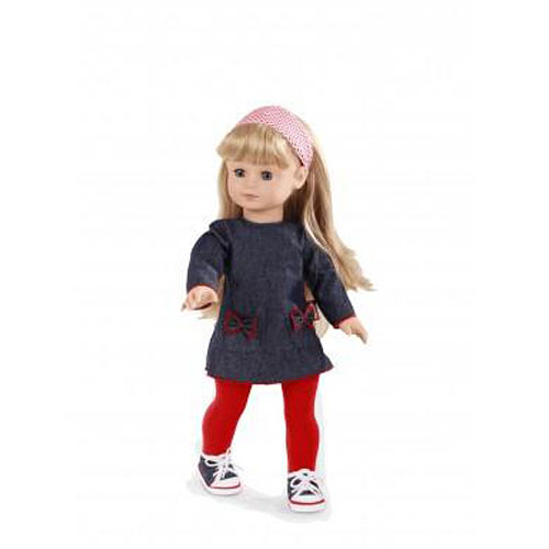 18 inch doll blonde hair blue eyes