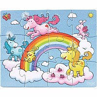 Unicorn Glitterluck Set of 3 Puzzles