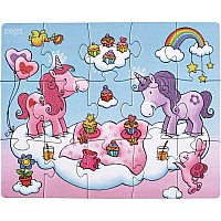 Unicorn Glitterluck Set of 3 Puzzles