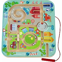 Town Maze Magnetic Game 