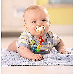 Pacifier Chain Rainbow Pearls