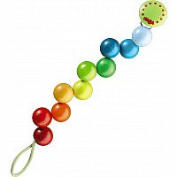 Pacifier Chain Rainbow Pearls