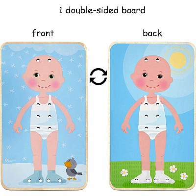 Dress Me Threading and Lacing Game