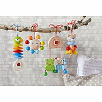 Dangling Figure Bear Stroller and Crib Toy