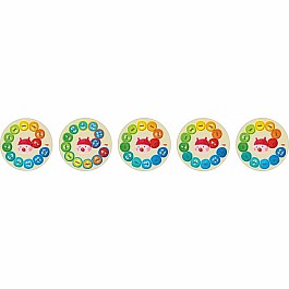 Rainbow Caterpillar Counting Threading Game