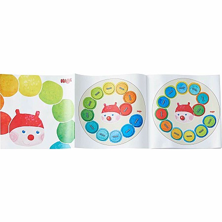 Rainbow Caterpillar Counting Threading Game