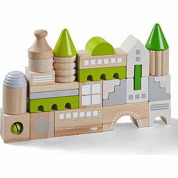 Coburg 28 Piece Wooden Building Blocks