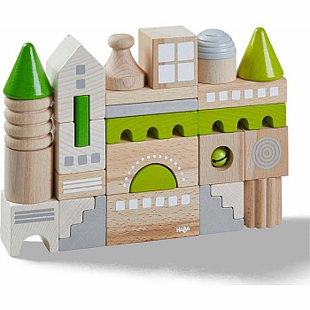 Coburg 28 Piece Wooden Building Blocks