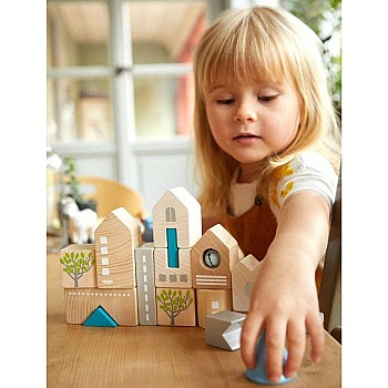 Bad Rodach 18 Piece Wooden Building Blocks