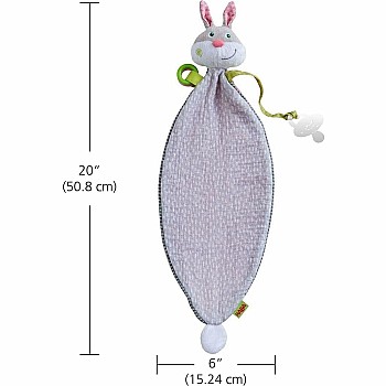 Bunny Lovey Baby Blankie