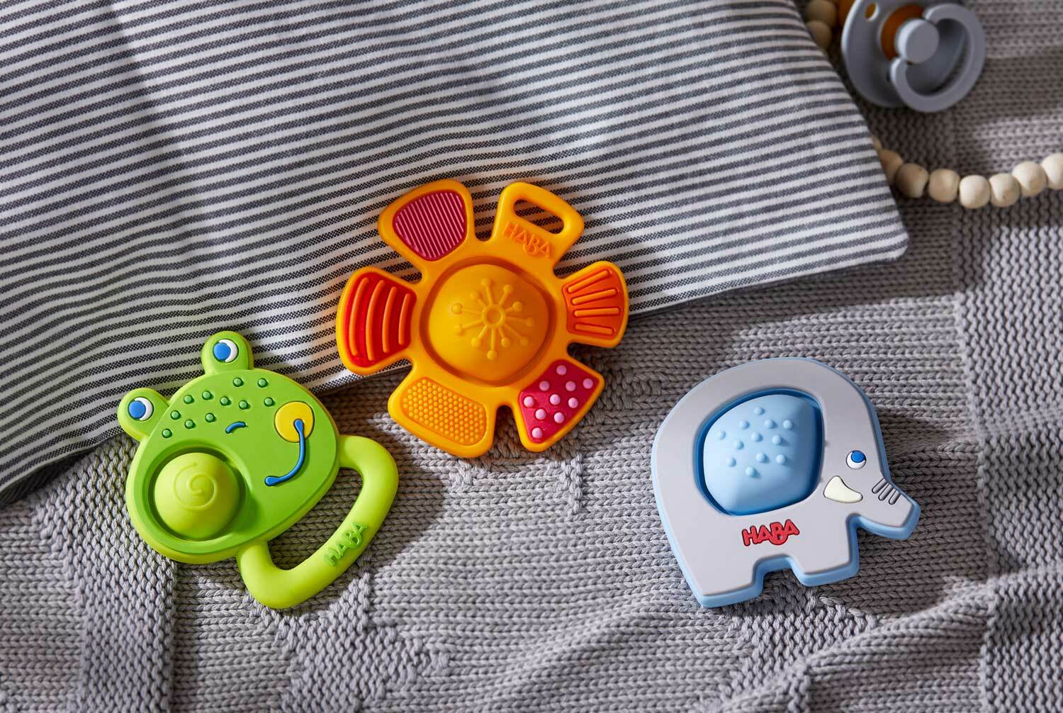 Popping Frog Silicone Teething Toy