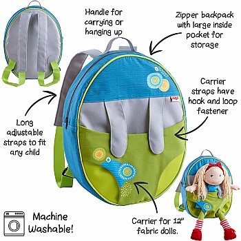 12" Doll Summer Meadow Backpack