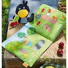 Orchard Cloth Book with Raven Finger Puppet