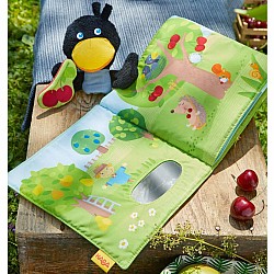 Orchard Soft Book with Raven Finger Puppet