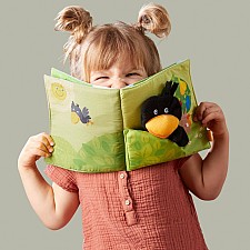 Orchard Cloth Book with Raven Finger Puppet