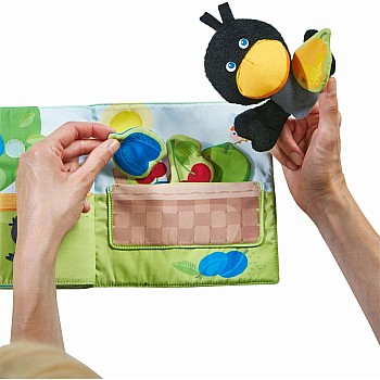 Orchard Soft Book with Raven Finger Puppet