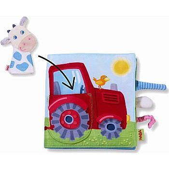 Down on the Farm Soft Book with Cow Puppet