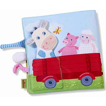 Down on the Farm Soft Book with Cow Puppet