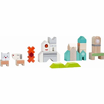 Dog and Cat Building Block Set