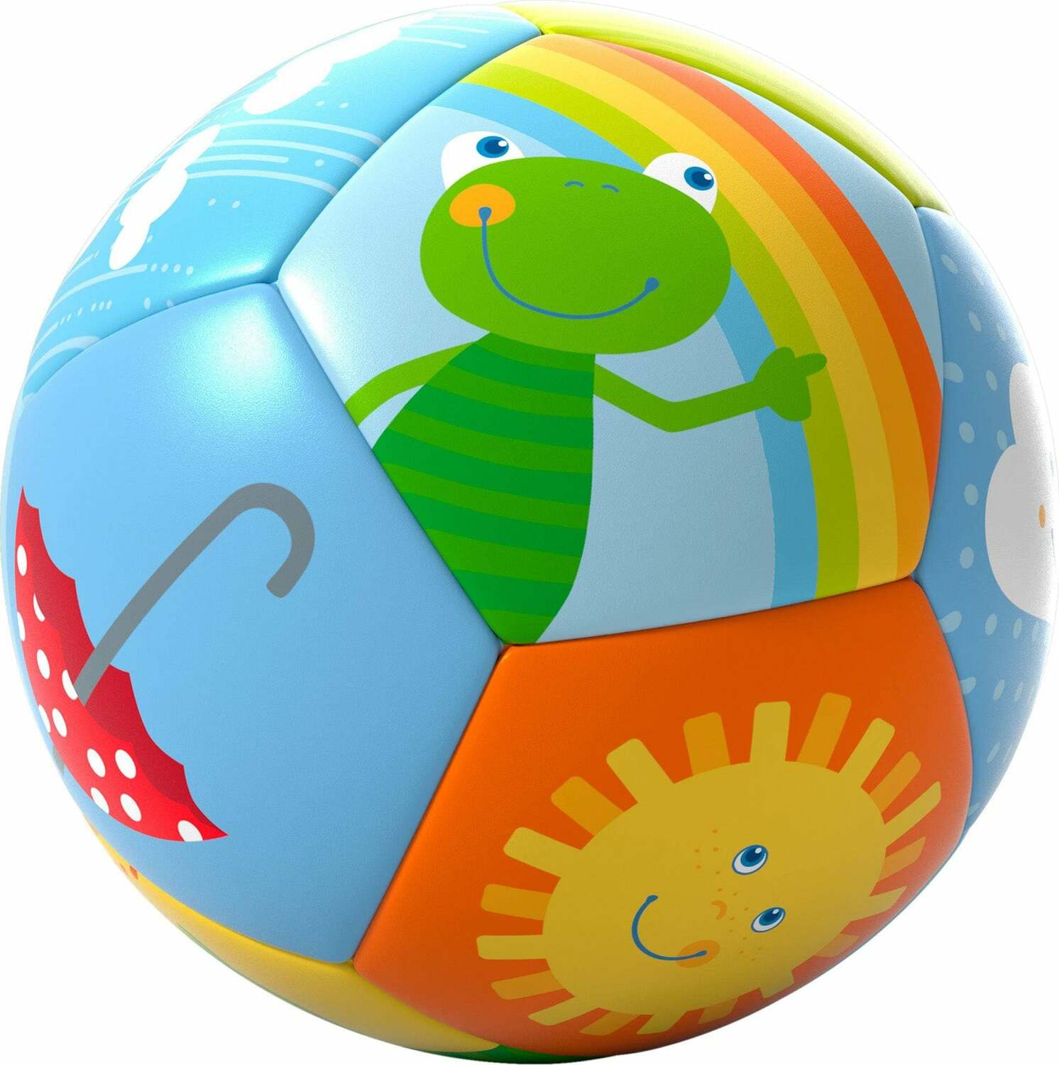 Rainbow World Baby Ball 4.5"