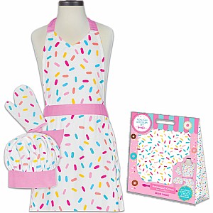 Sprinkles Deluxe Youth Apron Boxed Set