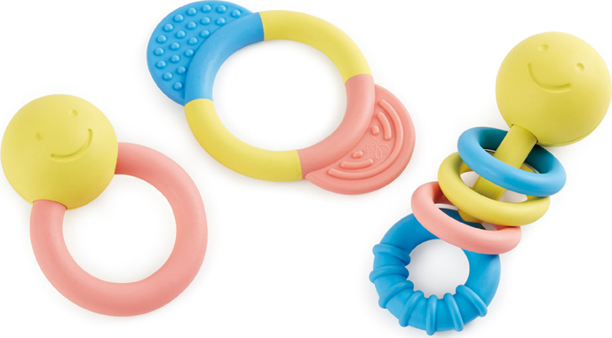 Rattle Teether Collection - Building Blocks