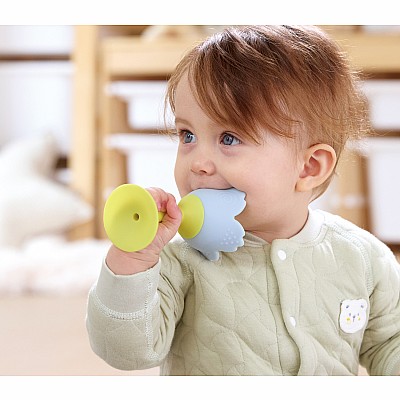 Rattle & Teether Blue
