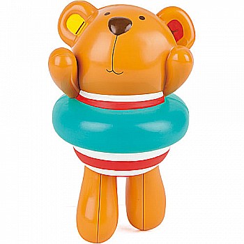 Swimmer Teddy Wind-Up Toy