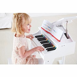 Deluxe Grand Piano, White