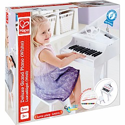 Deluxe Grand Piano, White