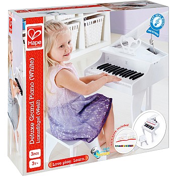 Deluxe Grand Piano, White