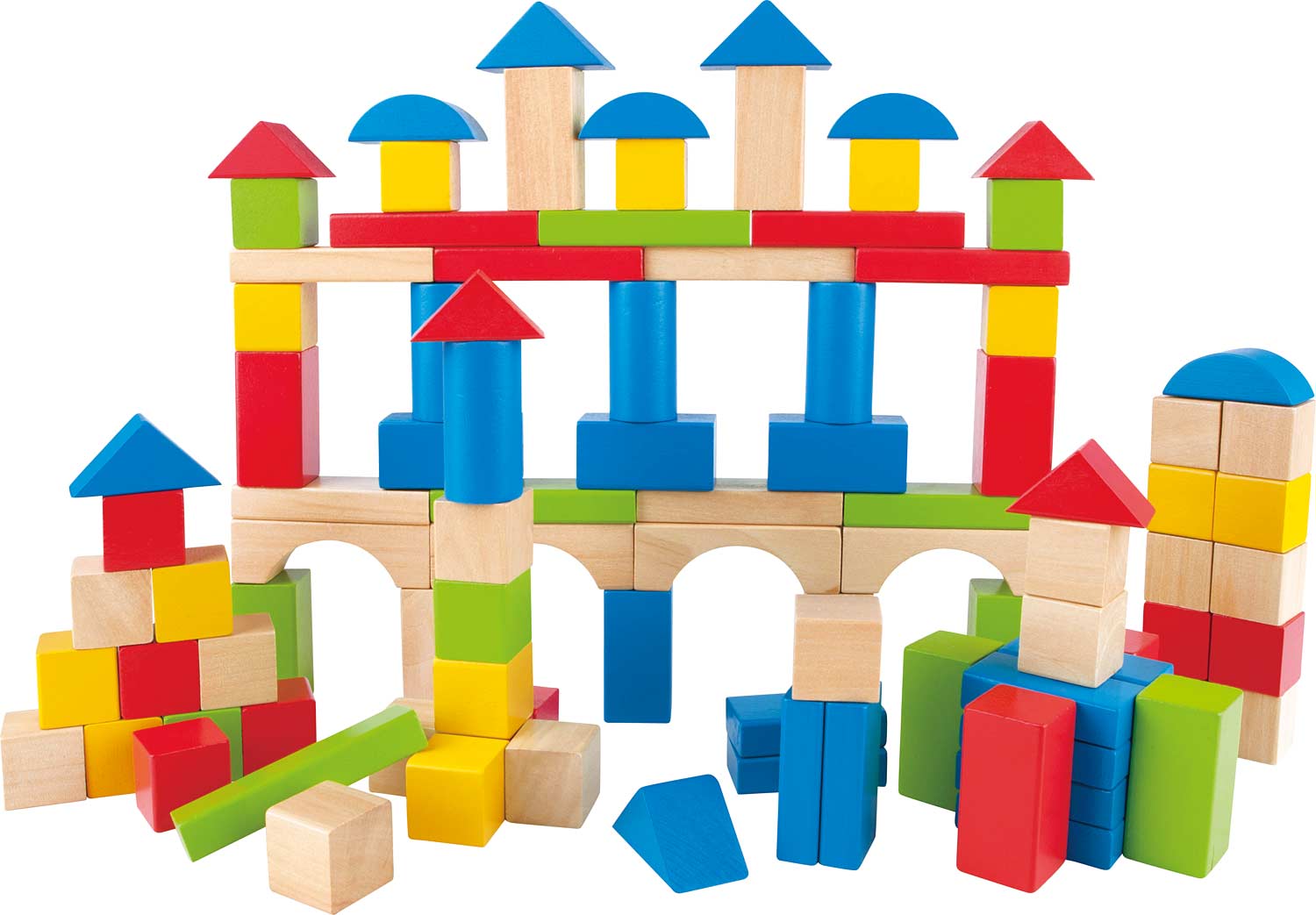 Build Up & Away Blocks - 100 pcs - Building Blocks