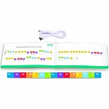 Learn With Lights Piano, Black