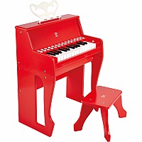 Learn With Lights Red Piano with Stool