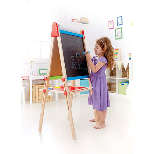  Kids Wooden Easel All-in-one Kid Easel Double Sided
