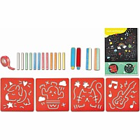 Chalks and Stencils Art