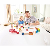 Crazy Roller's Stack Track Wooden Marble Run