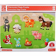 Hape Farmyard Peg Puzzle